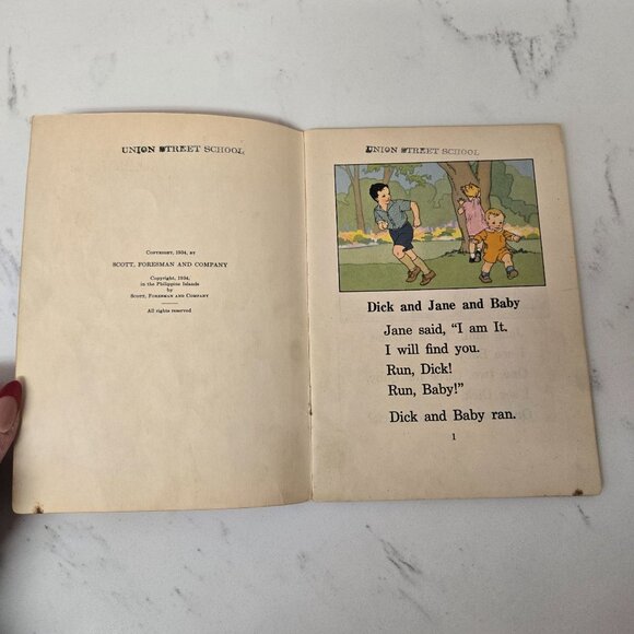 More Dick And Jane Stories Elson-Gray Vintage Childrens Book 1934 Scott Foresman - Picture 5 of 6